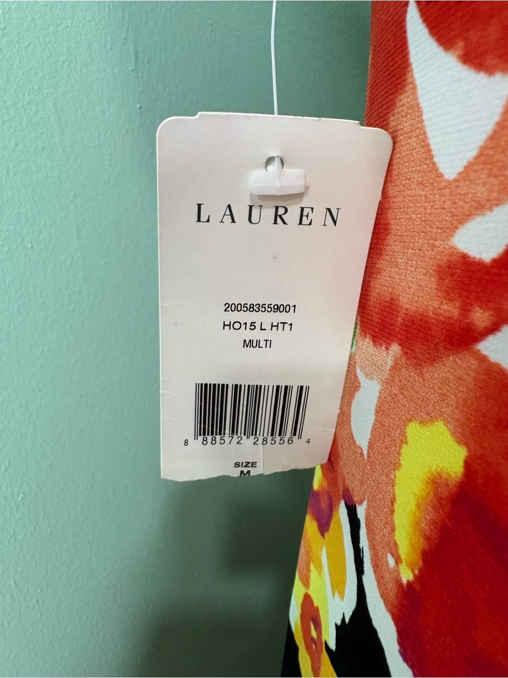 Lauren Ralph Lauren Black Strapless Floral Maxi Dress with Bright Blooms - Picture 9 of 13